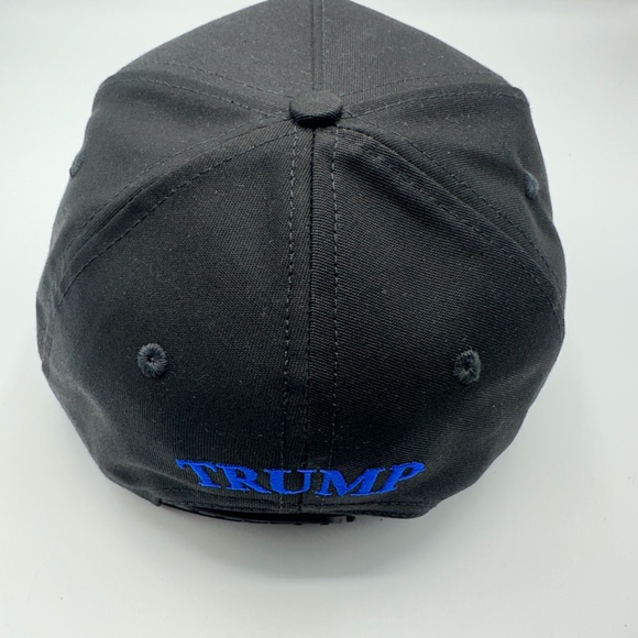 Cali-Fame Trump Make America Great Again Logo Black Trucker Hat Cap One Size - Picture 5 of 8